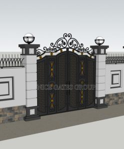 Mẫu cổng cnc đẹp sang trọng cho biệt thự